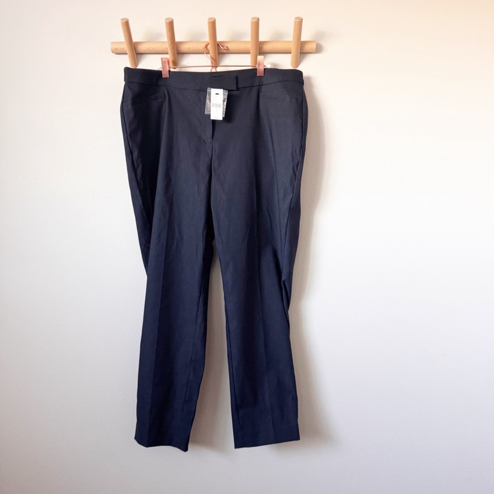 Lane Bryant Navy Blue Straight Leg Pants